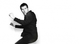 Welsh comedian Rhod Gilbert